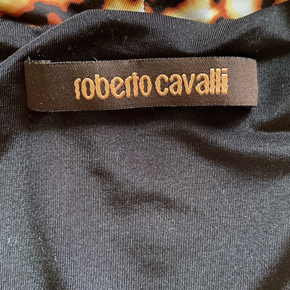 Roberto Cavalli Digital Print Ombre Sheath Dress Size Medium EUC - Picture 7 of 16